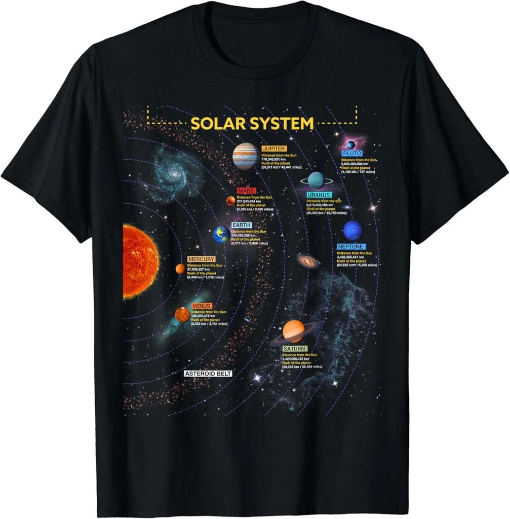 Solar System T-Shirt - Perfect Space Enthusiasts Gifts Unisex T-Shirt