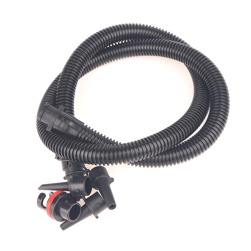 1 Satz Luftpumpe Aufblasbarer Luftschlauch Handpumpe Schlauch 5 verschiedene Düsengrößen Für Kajak Paddle Board Surfbrett Board Gummiboot