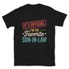 It's Official I'm The Favorite Son In Law Mens Fathers Day T-Shirt and Kids Tshirt