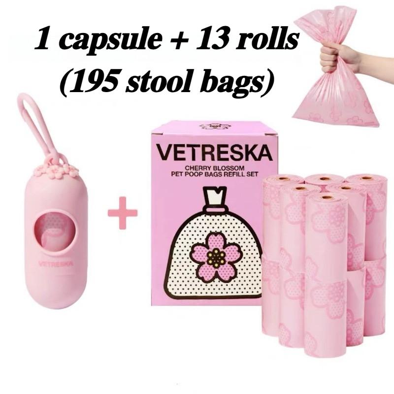Potty Bag Outdoor Dog Walk Potty Set Strong Bearing Capacity Thickened Portable Garbage Bags Strong and Durable Pet Products