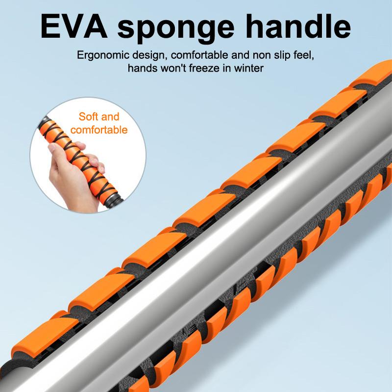 3-in-1 Auto Eisentfernungsbürste Schaufel Einziehbar Abnehmbar Winter Schneeschaufel Eisentfernungsschaber Auto Windschutzscheibenreinigungswerkzeug