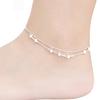 Anklet Exquisite Adjustable Women Star Heart Beads Pendant Foot Bracelet for Shopping