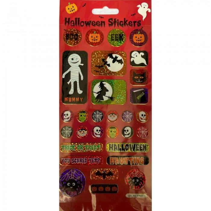 3D Halloween Sticker Sheet (Pack of 30)