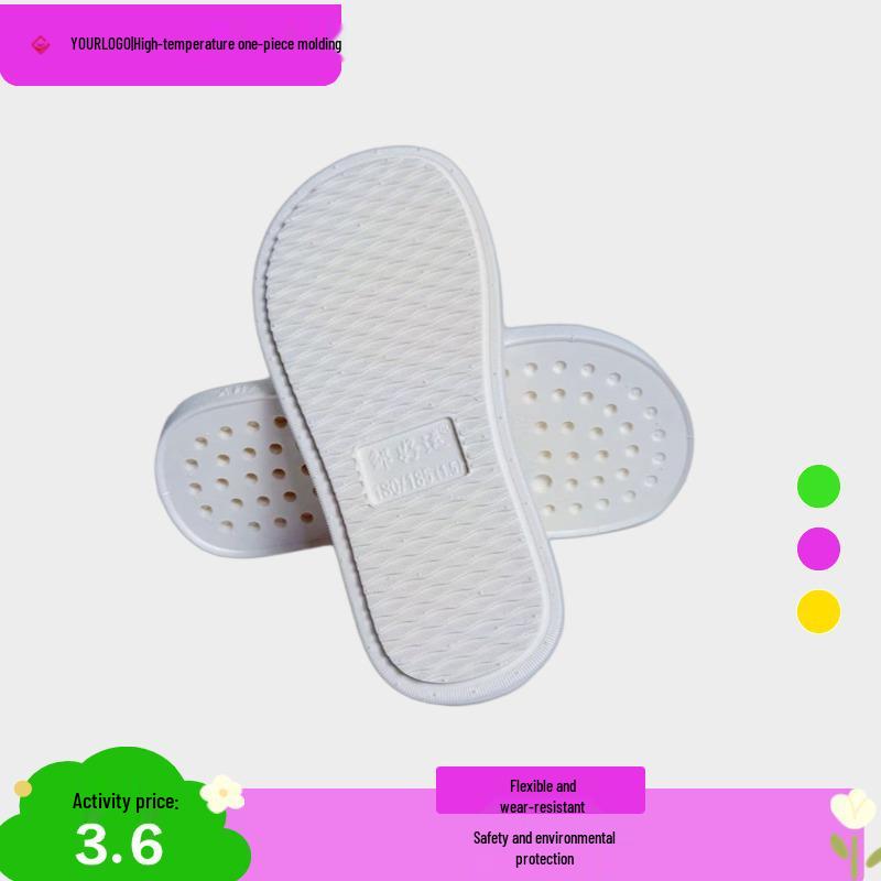 Children's Waterproof Non-Slip Cotton Slippers with Soft PVC Tendon Sole