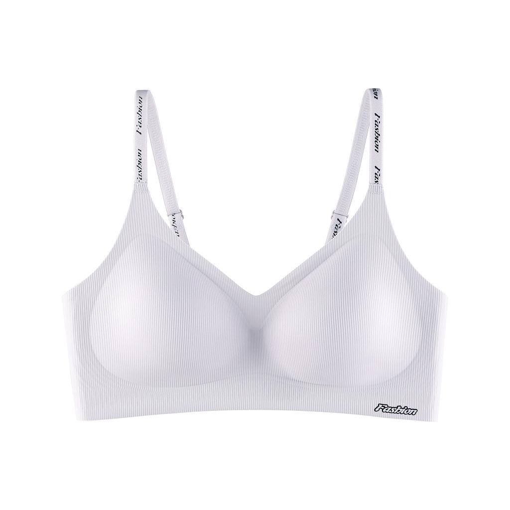 Soft support underwear women's seamless thin small breasts gather to prevent sagging, close the sub-breast cover, and no steel ring bra.