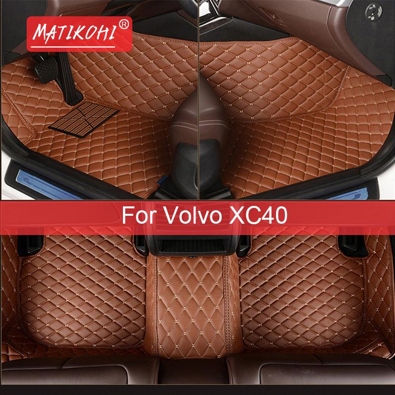 

MATIKOHI автомобильные коврики для Volvo XC40 Foot Coche аксессуары авто