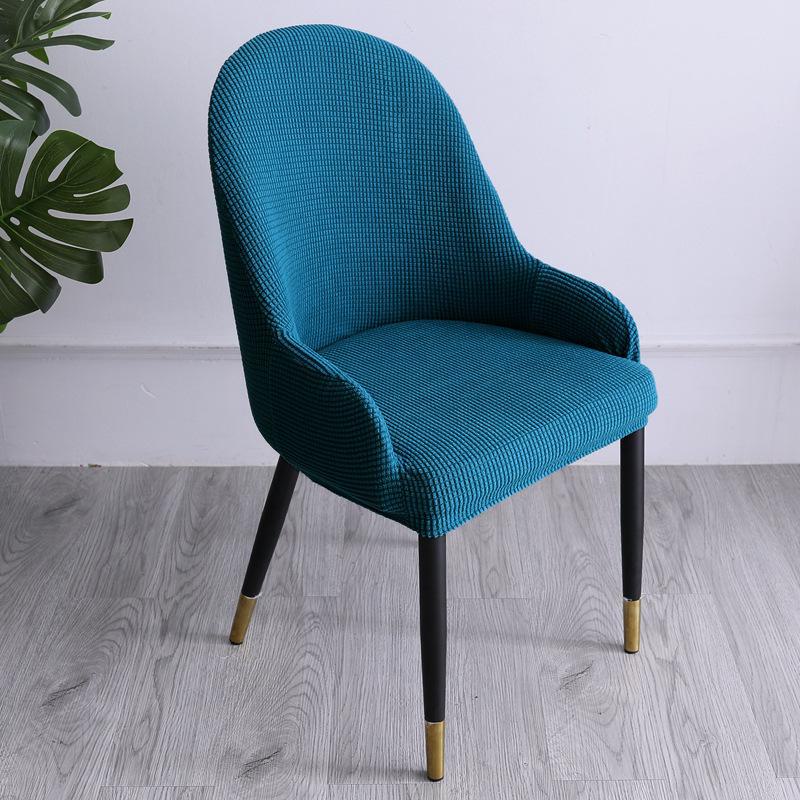 

Чехол на стул из эластичной кукурузы для дома и ресторана - универсальный чехол на подлокотник на все времена года Middle armrest, One Size темно-зеленого