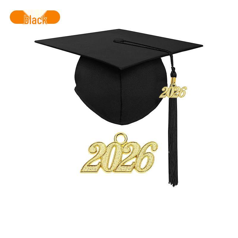 2025 Yıl Etiketli Amerikan Lisans Mezuniyet Şapkası