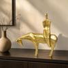 Abstract Human and Horse Sculpture Stylish for Entryway, Living Room