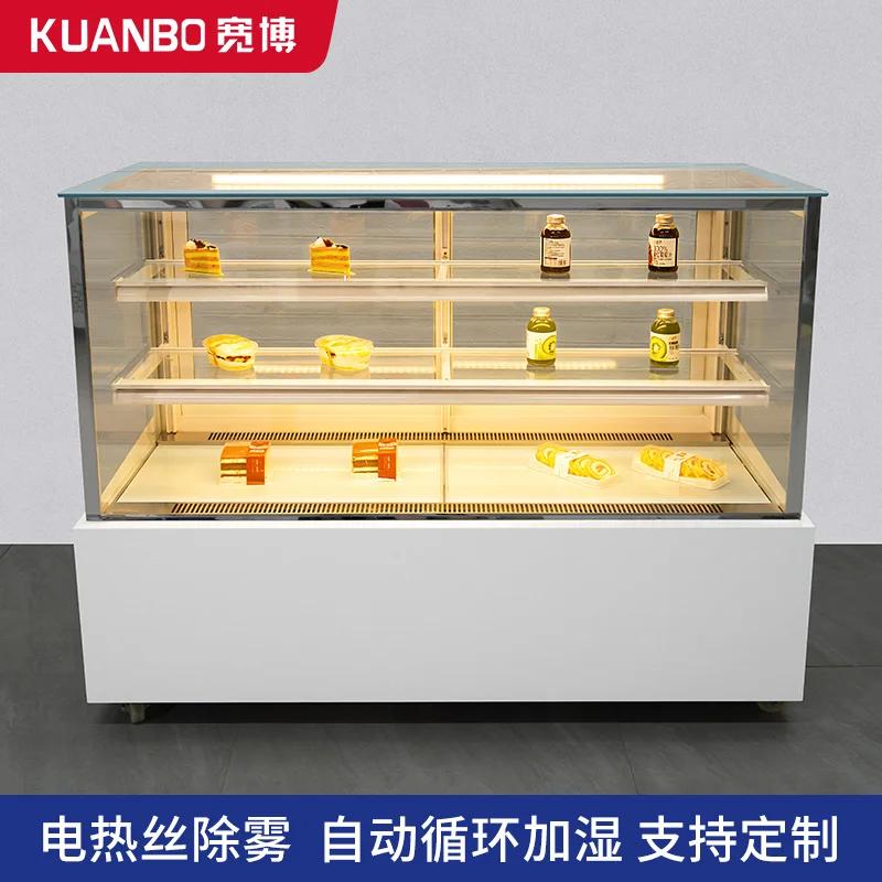 Right Angle Cake Display Cabinet Dessert West Point Refrigerated Fresh-keeping Cabinet 900x650x1200mm белый