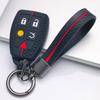 Silicone Key Fob Cover with Keychain for Volvo XC90 XC70 XC60 S80 S60 V70 V50 C30 This Soft Protective Key Case Fits 5 Button Smart Remote Keys It