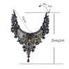 Dark Gothic Punk Skull Lace Necklace