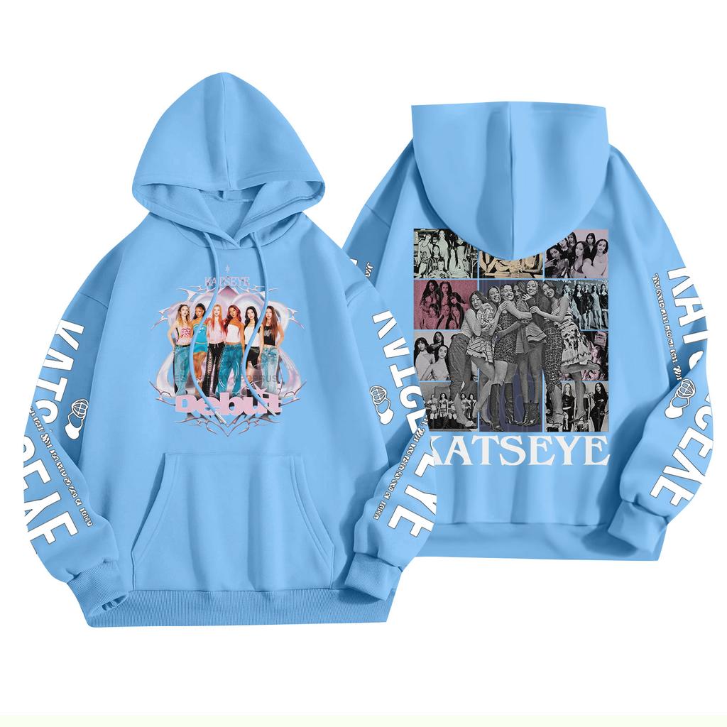 Unisex Fashion Lightweight Long Sleeve Pullover With Pockets Printed Hoodie