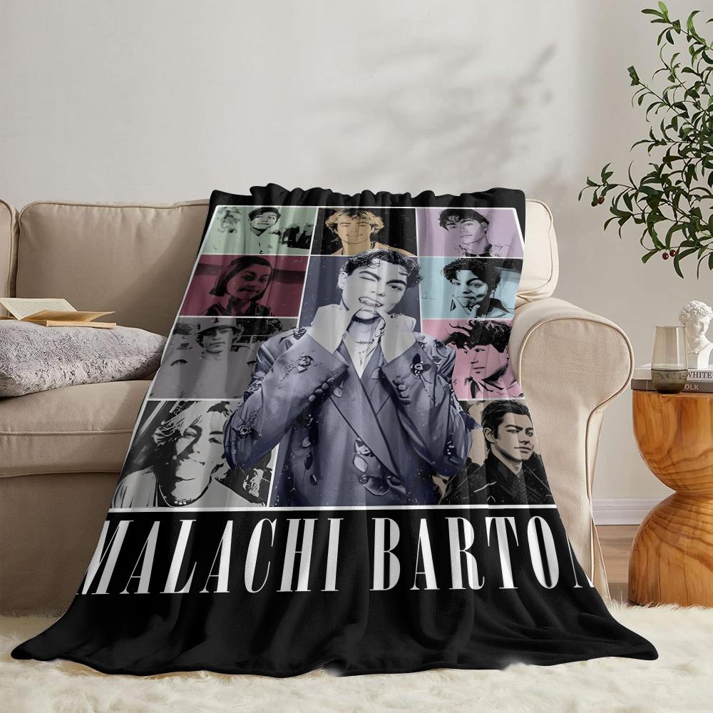 GUOYU Blanket Love Mmalachi Barton  Throw Soft Flannel Throw Summer Blanket Lightweight Cozy Nap Blanket for Sofa Bed Travel