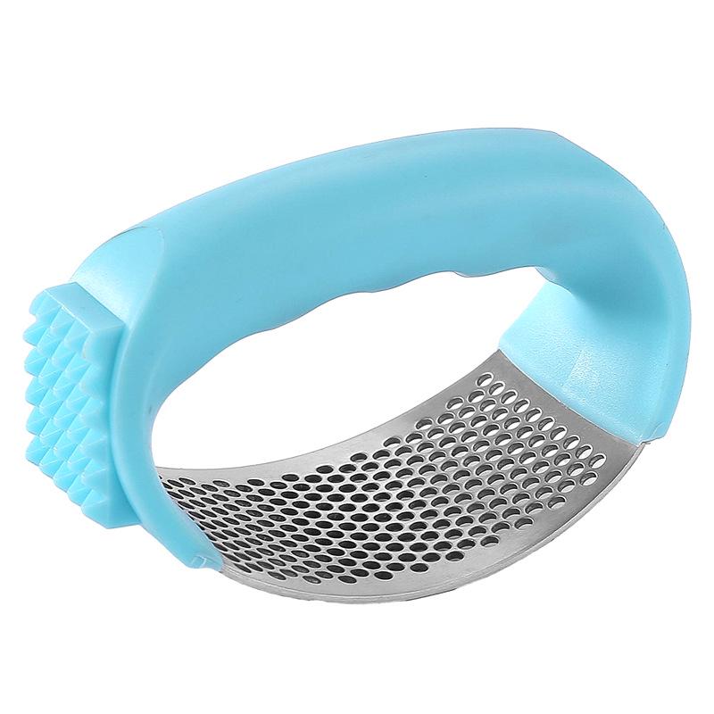 Dual-Function 304 Stainless Steel Garlic Press and Meat Floss Maker