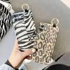Leopard Print Apple iPhone Case, Fits 11/12 Pro Max, XR/XS Max, 14/13 Wristband