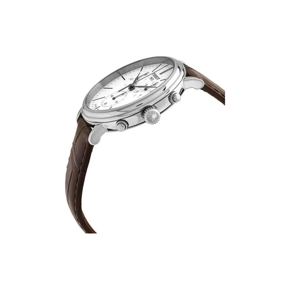 TISSOT Kason Zen I Collection Quartz Movement Men's Watches Watch 41mm White Dial Stainless Steel Case T122.417.16.011.00