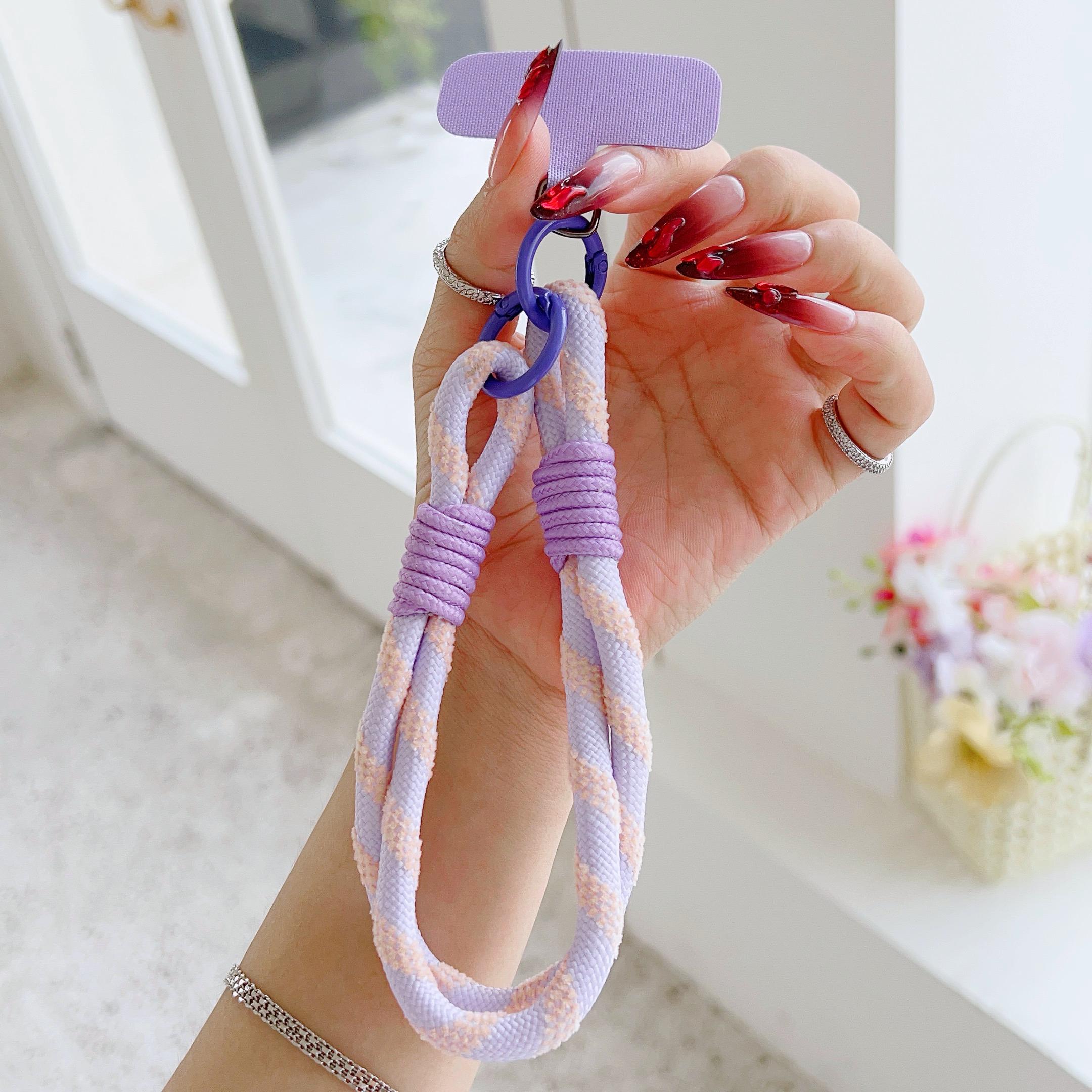 

Versatile Mobile Phone Universal Lanyard, Portable Wrist Short Rope, Multi-Purpose Creative Style Matching Anti-Drop Bracelet Polyester / Nylon