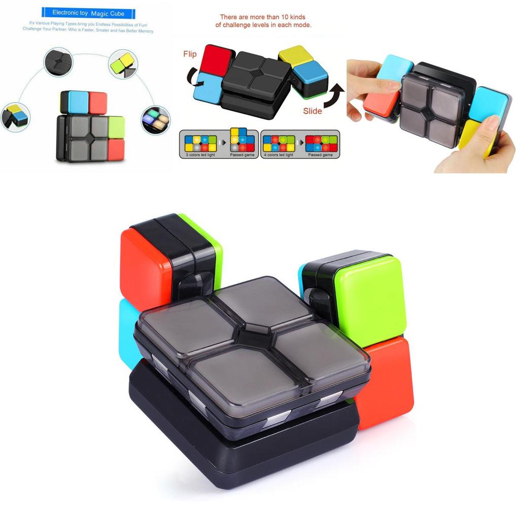 Colorful Musical Magic Cube Interactive Game Machine For Family Fun And Stress Relief