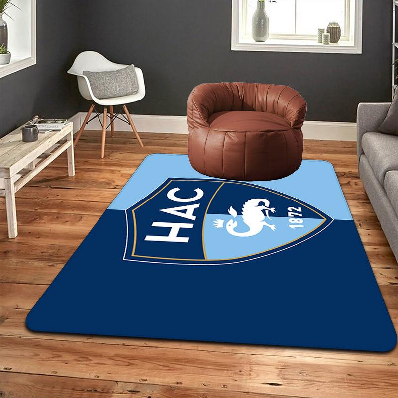 Havre Athletic Club Pattern Rug Floor Mat for Living Room or Bedroom Soft and Comfortable Carpet a Gift for Birthday and Holiday.