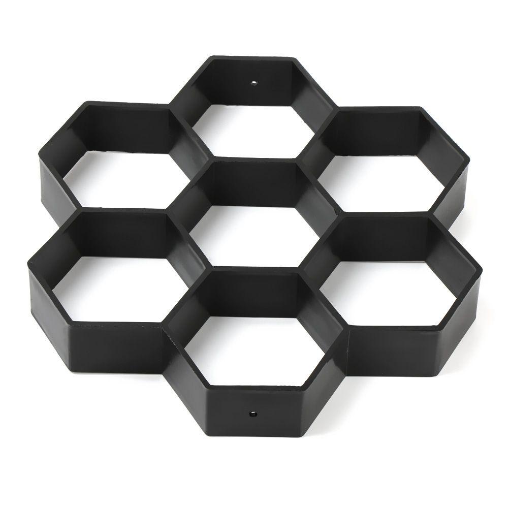 Plastic Stone Road Paving Variety Shapes Lawn Decoration DIY Garden Path Beton Brick Maker Concrete Molds Cement Mould