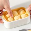 6 Balls Round Ice Cube Tray Stackable Easy Release Flexible Ice Maker Mold for Whiskey Cocktail Coffee Beverages Summer Picnic
