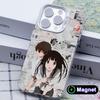 Hyouka Chitanda White Translucent MagSafe Mobile Phone Case for iPhone 17 16 15 14 13 12 11 X XR XS Air Pro Max Plus Cover