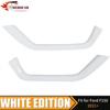 Oxford White Front Fog Light Lamp Eyebrow Trim Decor Strips For Ford F150 +