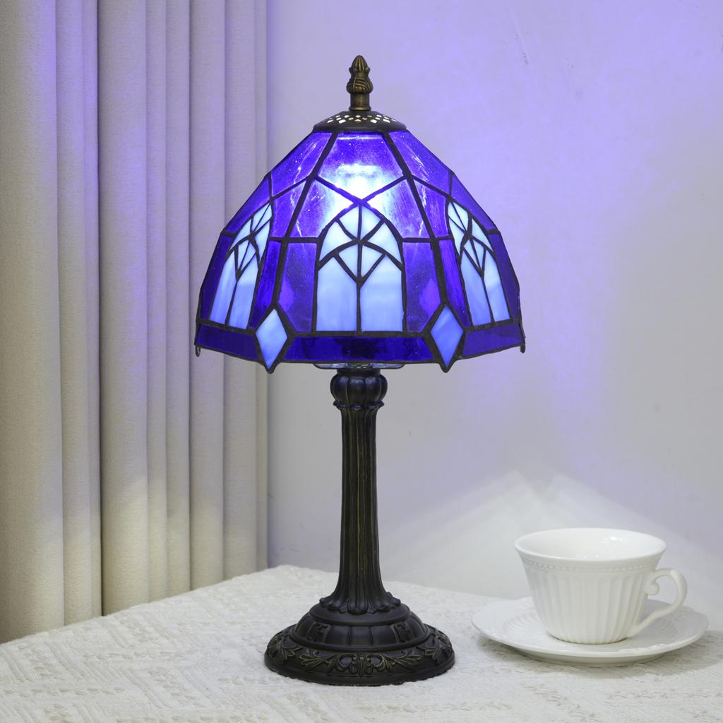 Pastoral style Lamp Stained Glass Table Lamp Sunflower Bedside Table Lamp for Bedroom Living Room Aesthetic Cute Home Decor Gift