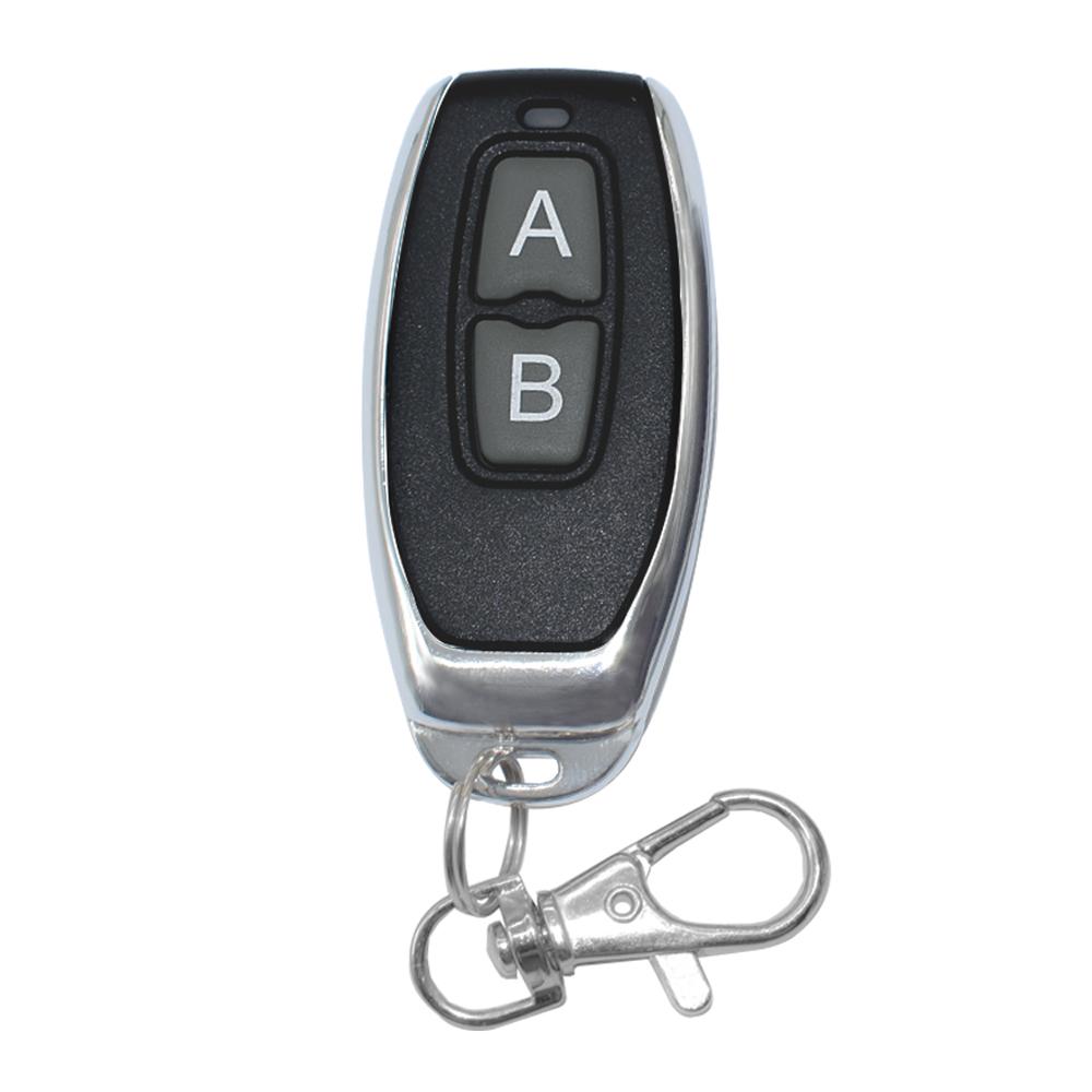 Garage Door Remote Control 2 Buttons 433MHz 433.92 MHz Clone Fixed Code 433 Gate Key Fob Hand Transmitter чёрный