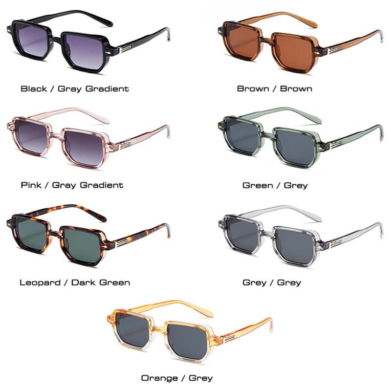Rectangle Sunglasses Women Men Candy Color Sun Glasses Ins Street Party Eyeglasses for Shopping Beach Eyewears