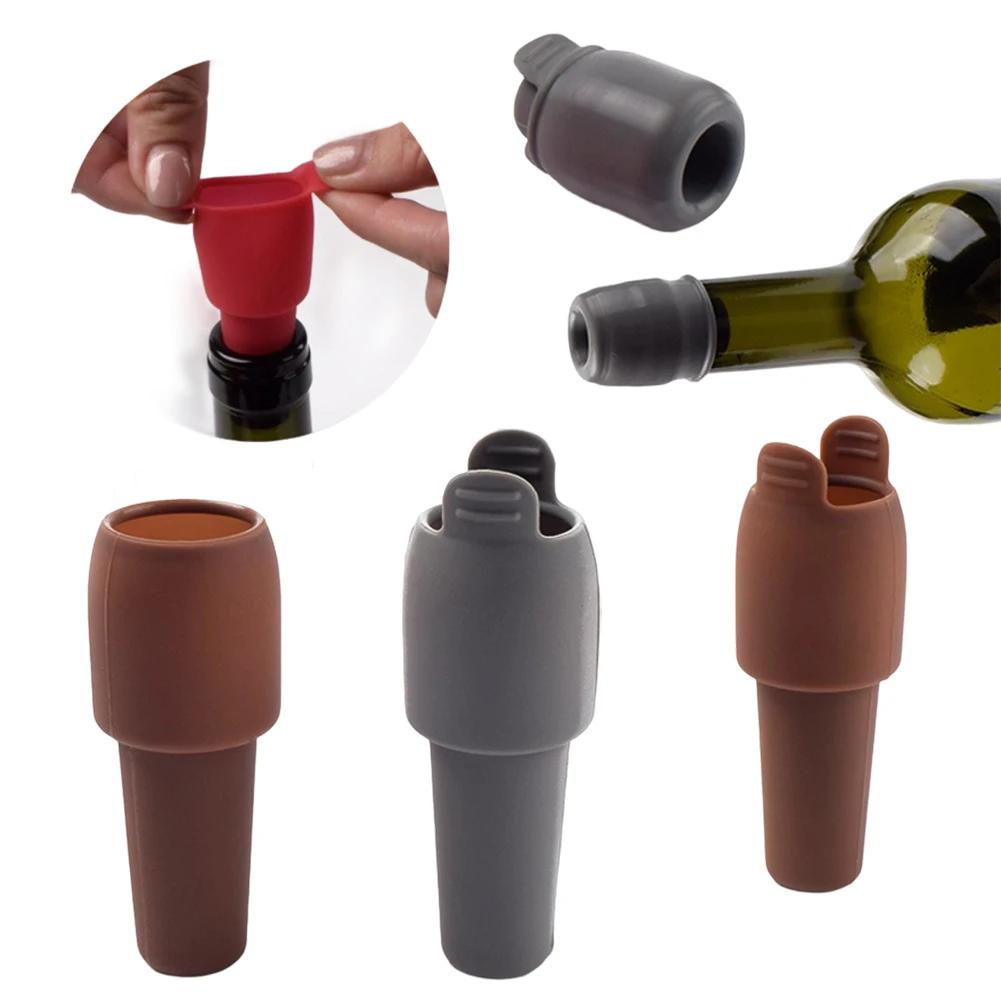 Wine Champagne Beer Soda Bottle Silicone Stoppers Seal Wine Stoppers Keep Beverages Fresh