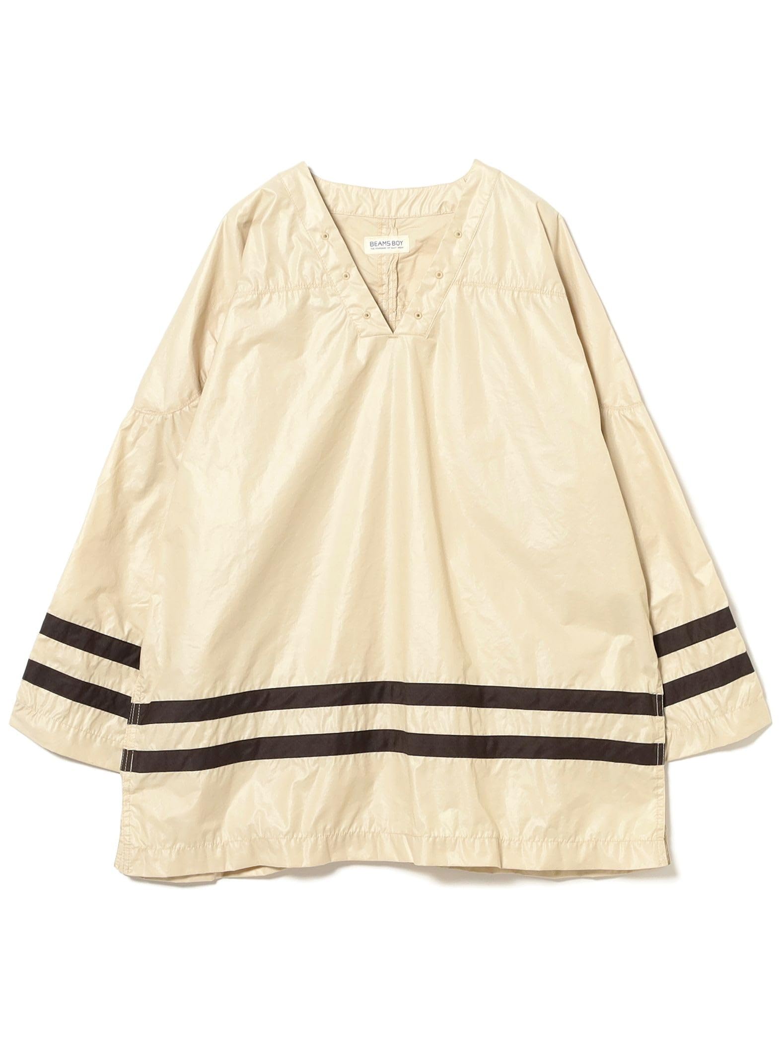 

Beams Boy Women s Large Size Line Game Shirt, Beige, One Size, 13110455120