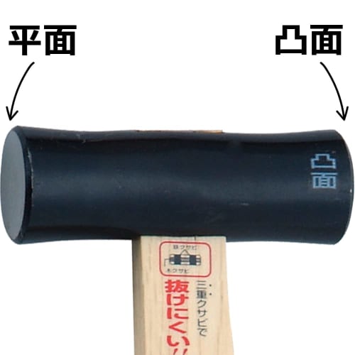 E-Value Double-Ended Hammer with Triple Wedge To Prevent Handle Pullout, 300g