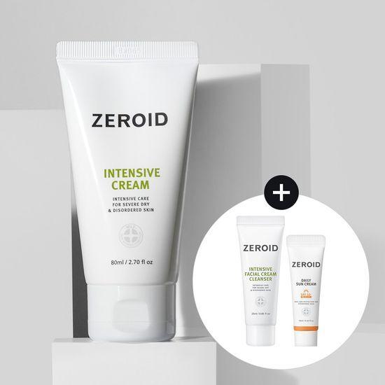 ZEROID Intensive Cream 80ml (+ Cream Cleanser 25ml + Daily Sunscreen 10ml)
