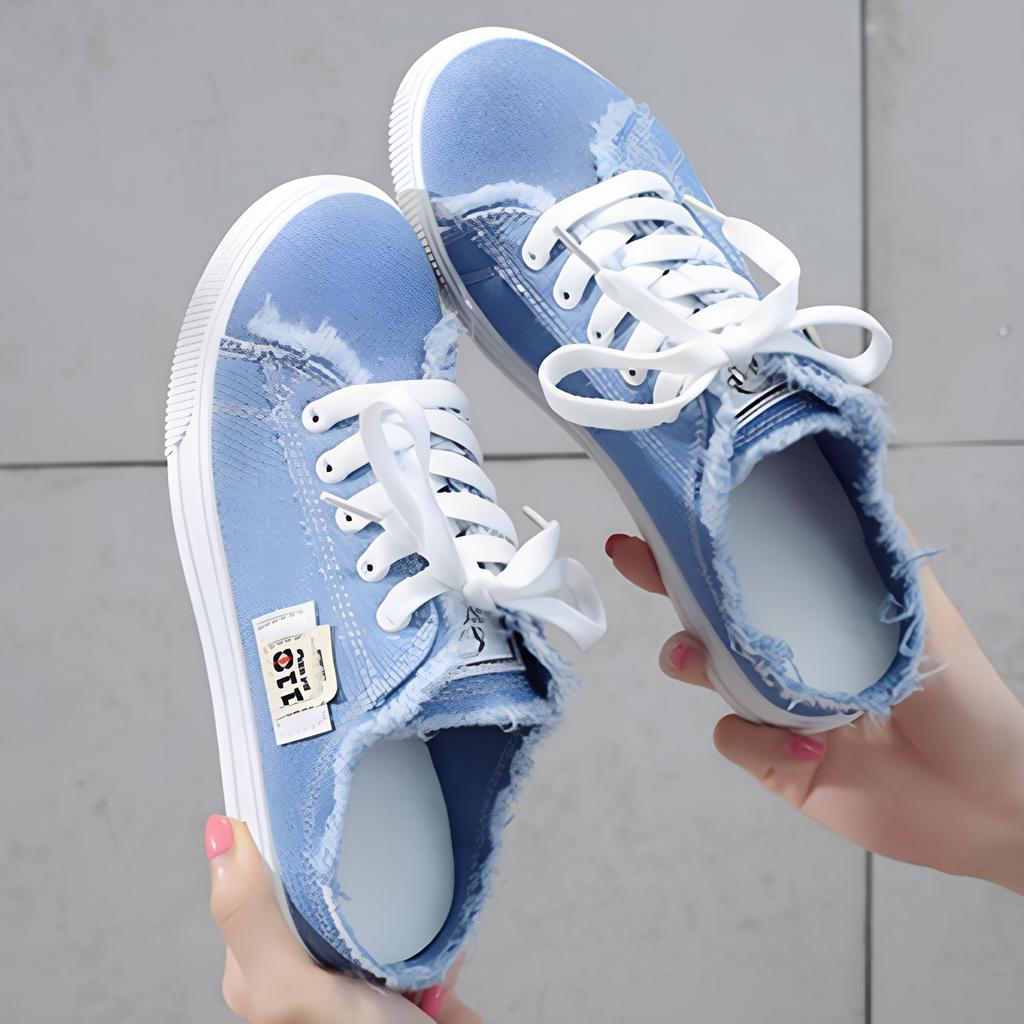 Plátěné boty Dámské Jarní a Letní Malé Bílé Boty Plochá Podrážka Board Shoes Líné Boty