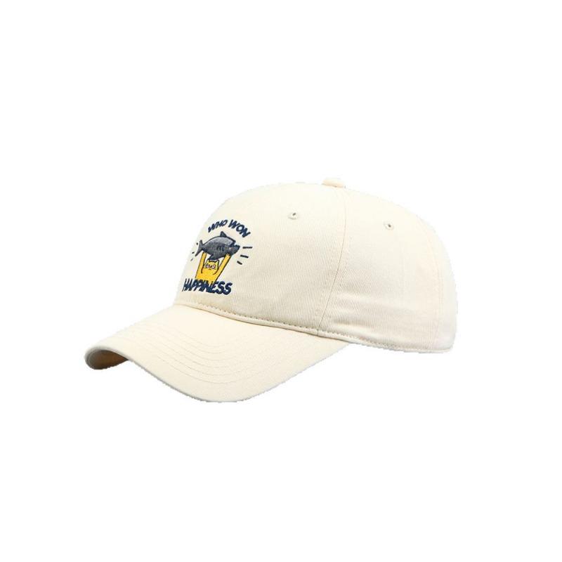 Street Hat Couple Baseball Cap Cartoon Embroidery Cap Sun Cap Outdoor Leisure Sun Protection