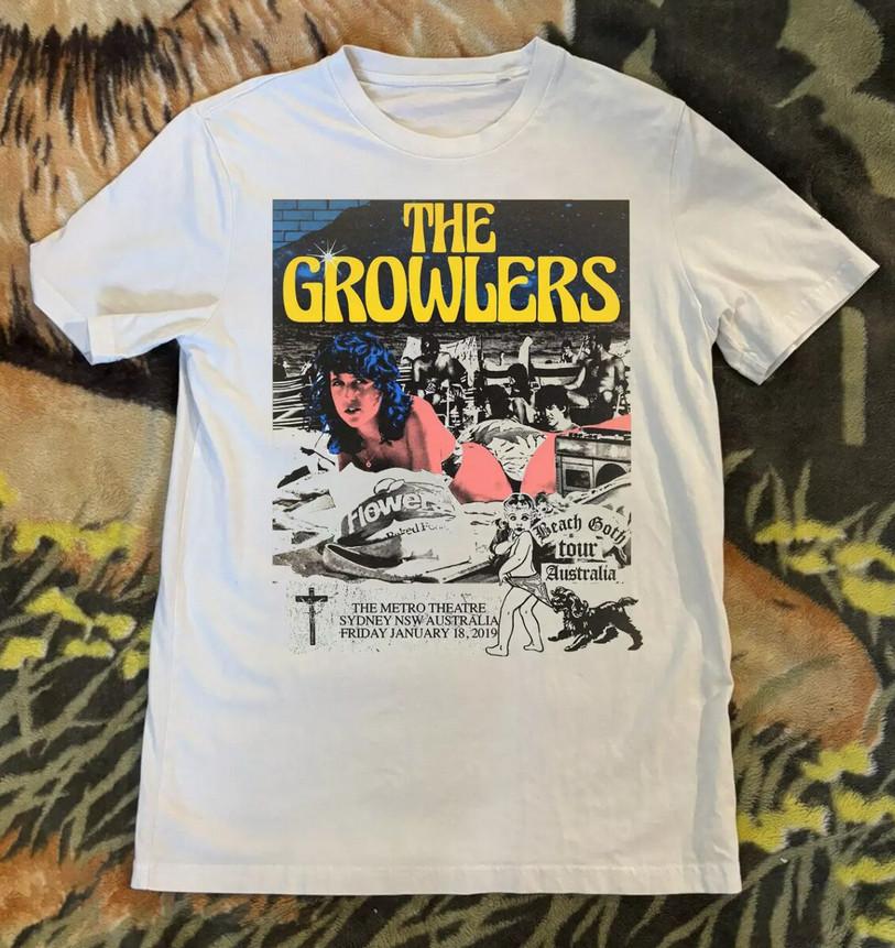 The Growlers Band Beach Goth Tour Adult Tee Unisex Shirt All Size Unisex T-Shirt XL