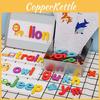 Magnetic Alphabet Word Puzzle For Kids Learning Wooden Educational Toy