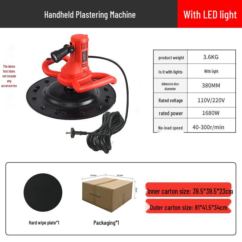 Cross-Border Cement Mortar Polishing and Leveling Machine for Walls and Floors