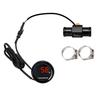 Universal Motorcycle Thermometer Instruments Water Temp Temperature LED Digital Display Gauge Meter With 16mm Temp Temperature Sensor Adapter