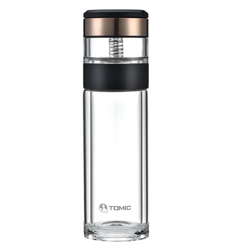 Temake 340ML Double-Wall Glass Tea Infuser Bottle