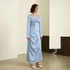 Waiwaiaiem Yy_Blue Elegant Pleated Skirt