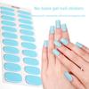 Nail Art Sticker Free Baking Solid Color Semi-Curing Nail Sticker