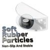 Moon Shaped Glass Shelf Brackets for 8-12mm Glass Adjustable Fit Glass Clip Ideal for Office Partitions & Kitchen Use