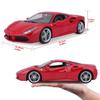 Bburago 1/18 Scale Ferrari 488 GTB Red / Diecast Model Car Finished Product 18-16008