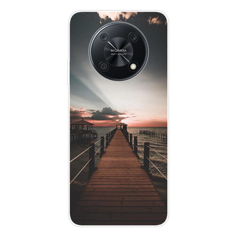 For Huawei nova Y90 Y 90 novaY90 Case Soft Silicone Back Cover Cartoon Phone Case Diversification