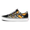 Vans Old Skool Series Letter Low-Top Skate Shoes Unisex Sneakers Black Yellow VN0A4U3BWTX