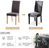 Dining Room Chair Covers Set Of 1/2/4/6Pieces, Removable Washable Chair Covers For Dining Chairs Stretch Parson Chair Slipcover