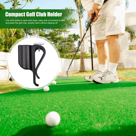 Golf Club Holder Bag Clip, Irons Woods Drivers Clip-on Holder, Heavy-Duty Plastic Putter Organizer Clamp, Golf Accessories for Men Women Golfer